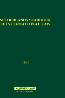 Image for Netherlands Year Book of International Law