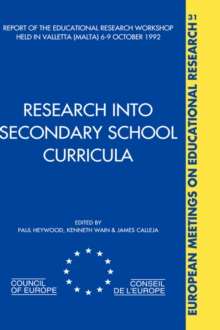 Image for Research into Secondary School Curricula