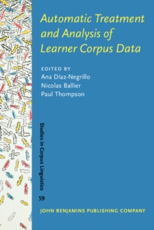 Image for Automatic Treatment and Analysis of Learner Corpus Data