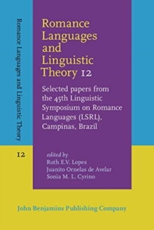 Image for Romance Languages and Linguistic Theory 12