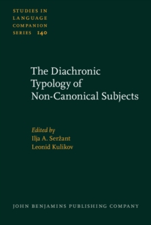 Image for The Diachronic Typology of Non-Canonical Subjects