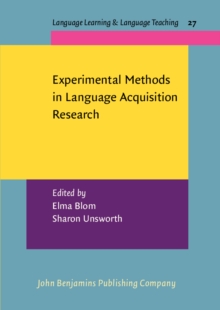 Image for Experimental Methods in Language Acquisition Research