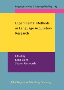 Experimental Methods in Language Acquisition Research
