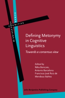 Image for Defining Metonymy in Cognitive Linguistics