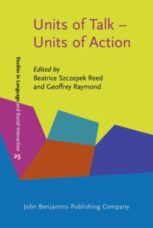 Image for Units of Talk - Units of Action