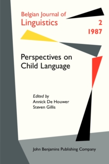 Image for Perspectives on Child Language