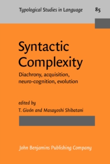 Image for Syntactic Complexity