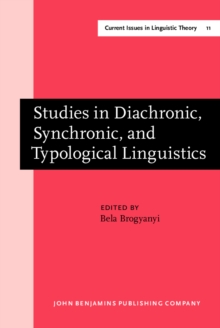 Image for Studies in Diachronic, Synchronic, and Typological Linguistics
