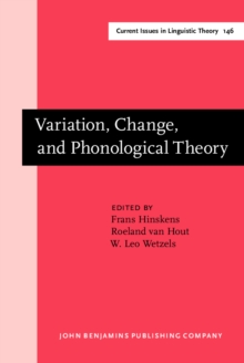 Image for Variation, Change, and Phonological Theory
