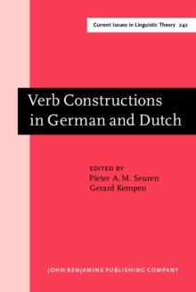 Image for Verb Constructions in German and Dutch