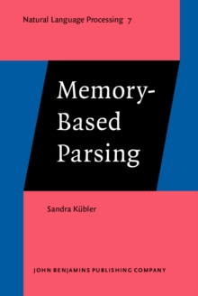 Image for Memory-Based Parsing
