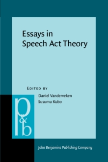 Image for Essays in Speech Act Theory