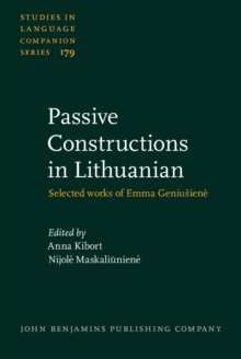 Image for Passive Constructions in Lithuanian