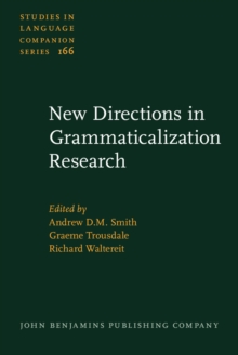 Image for New Directions in Grammaticalization Research