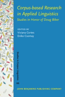 Image for Corpus-based Research in Applied Linguistics: Studies in Honor of Doug Biber