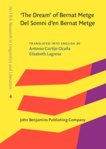 Image for 'The dream' of Bernat Metge =: Del somni d'en Bernat Metge