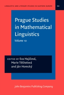 Image for Prague Studies in Mathematical Linguistics: Volume 10