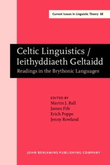 Image for Celtic linguistics: readings in the Brythonic languages : festschrift for T. Arwyn Watkins = Ieithyddiaeth Geltaidd