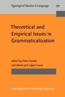 Image for Theoretical and Empirical Issues in Grammaticalization