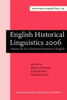 Image for English Historical Linguistics