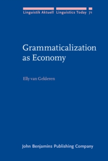Image for Grammaticalization as Economy