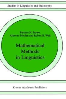 Image for Mathematical Methods in Linguistics