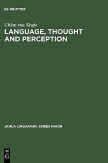 Image for Language, Thought and Perception