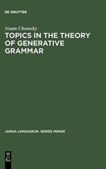 Image for Topics in the Theory of Generative Grammar