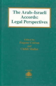 Image for The Arab-Israeli Accords: Legal Perspectives