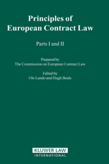 Image for The Principles of European Contract Law