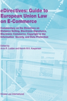 Image for eDirectives  : guide to European Union law on e-commerce