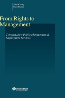 Image for From Rights to Management : Contract, New Public Management & Employment Services