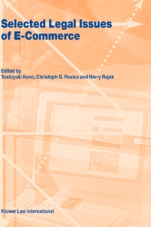 Image for Selected Legal Issues of E-Commerce