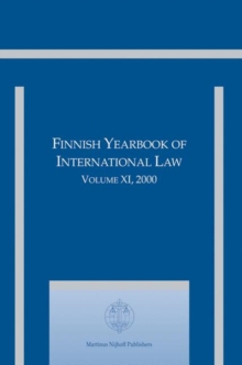 Image for Finnish yearbook of international lawVol. 11 (2000)