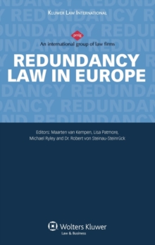Image for Redundancy law in Europe