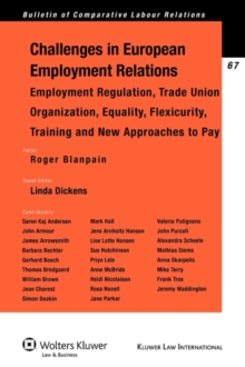 Image for Challenges of European Employment Relations