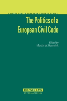 Image for Politics of a European Civil Code