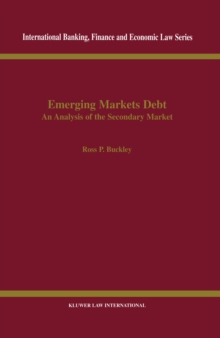 Image for Emerging markets debt: an analysis of the secondary market