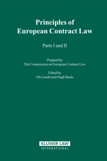 Image for Principles of European Contract Law