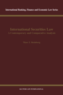 Image for International securities law: a contemporary and comparative analysis
