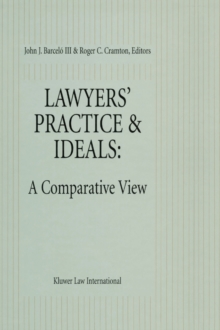 Image for Lawyers' practice and ideals  : a comparative view