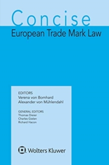 Image for Concise European Trade Mark Law