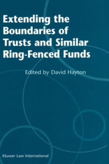 Image for Extending the Boundaries of Trusts and Similar Ring-Fenced Funds