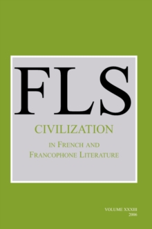 Image for Civilization in French and Francophone Literature