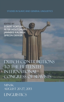 Image for Dutch Contributions to the Fifteenth International Congress of Slavists