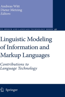 Image for Linguistic Modeling of Information and Markup Languages