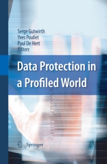 Image for Data protection in a profiled world
