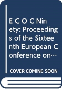 Image for ECOC 90, European Conference on Optical Communications : Proceedings of the 16th European Conference on Optical Communication, Amsterdam, 1990
