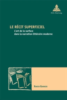 Image for Le Recit Superficiel