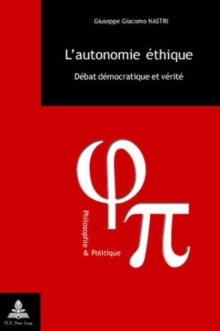 Image for L'Autonomie Ethique : Debat Democratique Et Verite